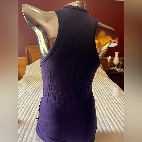 Deep Purple Sequin Racerback (S) - Picture 2 of 2